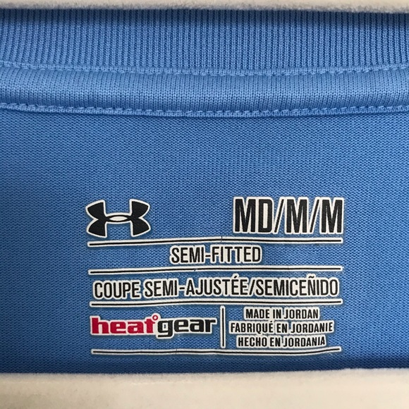 Under Armour Light Blue V-neck Active Top - Picture 4 of 4
